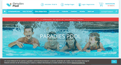 Desktop Screenshot of paradies-pool.de