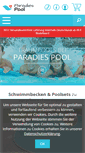 Mobile Screenshot of paradies-pool.de